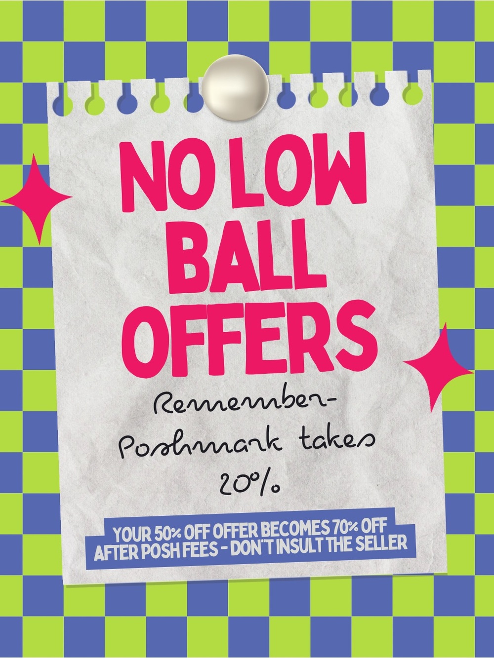 No Low Ball Offers